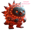 Lava-Licht Monster Glühen