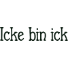 Icke bin ick Berlin