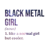 métal noir