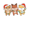 Hamster Christmas Winter Animals Hamster