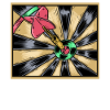 Dartist Darted Bullseye Target Dart