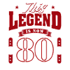 80th Birthday 1945 Legend 80th Anniversary