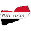 Yemen Flag Heart - Free Yemen