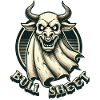 Creepy Bull Motif Bull Sheet