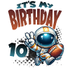 Astronaut 10th Birthday Football