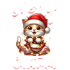 Christmas Cat Merry Christmas