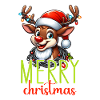 Christmas Reindeer Merry Christmas