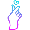 Kpop Hand Sign Heart
