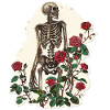 Plant Lover Skeleton Flowers