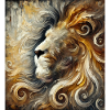 Abstract Lion