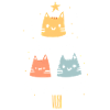 Cats Christmas Tree Cat Lover Gift