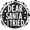 Dear Santa I Tried