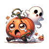 Sødt Halloween Græskar & Spøgelseseventyr