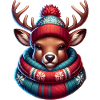 Winter Rentier