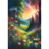 Wunderbares Waldgrafikdesign