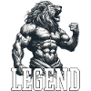 Legend Lion Motivational Fighter Gift