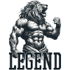 Legend Lion Motivational Fighter Gift