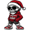 Skeleton Christmas Ugly Christmas