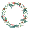 Weihnachtskranz, Adventkranz zum Personalisieren