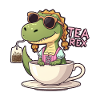 Tea Rex Trachtenshirt Dirndl T-Rex