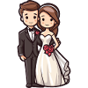 Bride and groom Wedding Bride Groom