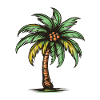 Icône de palmier