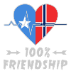 Somalia und Norwegen 100% Freundschaft