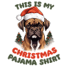 Boxer Pyjama de Noël Chiens