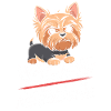 Caution Passive Aggressive Dog Motif