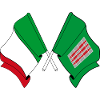 Drapeau Italie Ombrie traversée
