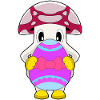 Mushroom Easter Easter Egg