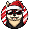 Akita Inu Dog Christmas Cool