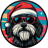 Havanese Dog Christmas Cool