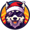 Samoyède Chien Noël Cool