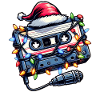 Cassette Rétro Père Noël