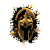 Spartan Helmet Warrior
