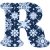 Letter R Snowflakes