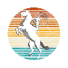 Cheval de cow-boy Texas