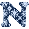 Letter N Snowflakes