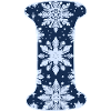 Letter I Snowflakes