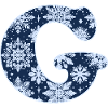 Letter G Snowflakes