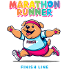 Dog Marathon Runner