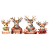 Reindeer Quartet Knitted Sweater