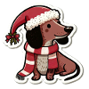 Dackel an Weihnachten / Dachshund Merry Christmas