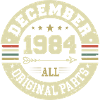 Legenden Geburtstag Dezember 1984 geboren Geschenk