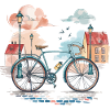 Aventure à vélo dans la ville