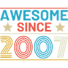 Birthday Retro Awesome since 2007