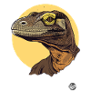 A cool monitor lizard