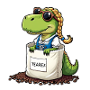 Tea Rex Dinosaurier traditionellen Dir Tee