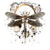 Steampunk dragonfly